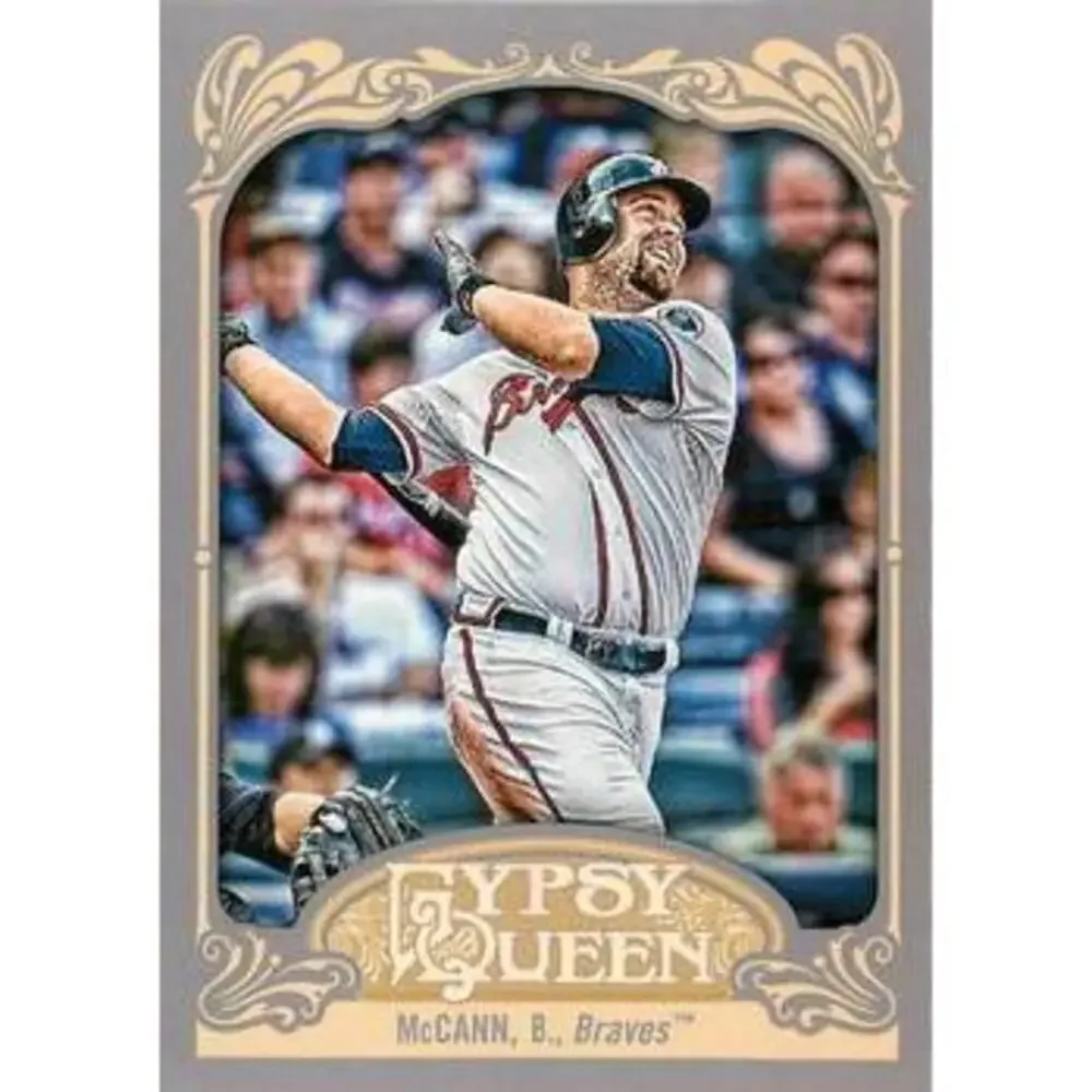 2012 Topps Gypsy Queen Brian McCann # 164 Atlanta Braves